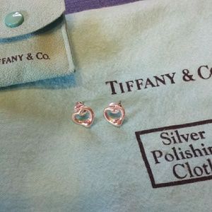 T&Co Elsa Peretti Open Heart Earrings